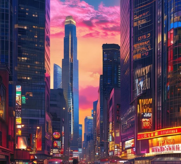 商贸区新闻头条，商业中心的璀璨瞬间