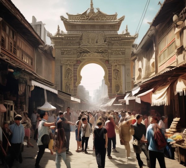 商贸与服务业，文明的桥梁